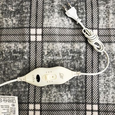 Електропростирадло електричне простирадло з підігрівом Electric Blanket 150х120см. HP-460 Колір: сірий