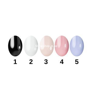 Кольоровий топ для гель-лаку без липкого шару YouPOSH Top Color 12 мл, 1 Чорний