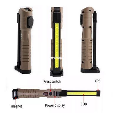 Кемпинговый светильник WL-08 XPE+COB, Лампа фонарь для палатки кемпинга, Кемпинговый JR-992 складной фонарь