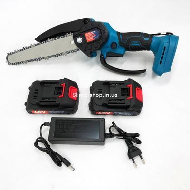 Портативная цепная пила на аккумуляторе Domotec 8"(20см) 48 В, Мини RU-359 пила электрическая