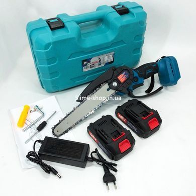 Портативная цепная пила на аккумуляторе Domotec 8"(20см) 48 В, Мини RU-359 пила электрическая