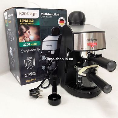 Кофеварка для дома и семьи Rainberg RB-8111 2200W, Домашняя кофеварка для AG-964 приготовления напитков