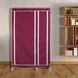 Тканевый шкаф органайзер для вещей на 2 секции складной 105х45х170см Storage Wardrobe GX-697 Цвет: темно-серый