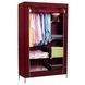 Тканевый шкаф органайзер для вещей на 2 секции складной 105х45х170см Storage Wardrobe GX-697 Цвет: темно-серый