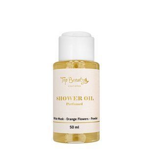 Масло для душа парфюмированное Top Beauty "Белый мускус-Цветы апельсина-Пудра" 50 мл