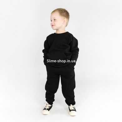 Теплый костюм детский черный Deep Black