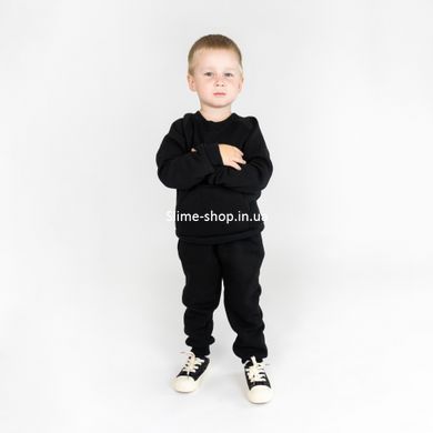 Теплый костюм детский черный Deep Black