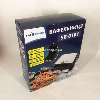 Вафли в домашних условиях в вафельнице SeaBreeze SB-0101 1200 Вт, Вафельница MK-588 для десертов