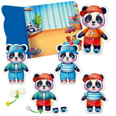 Гра розвиваюча Vladi Toys з липучками "Панда"