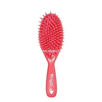 Щетка для волос массажная с силиконовыми зубцами Salon Professional 6W073