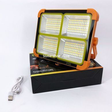 Світлодіодні переносні прожектори Solar LED light 12000 mAH, Ручний прожектор, SU-157 Світлодіодні прожектори