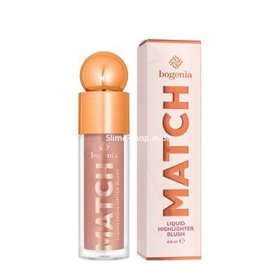 Румяна для лица жидкие Bogenia Liquid Highlighter Blush (BG635), 001 Терракотовый