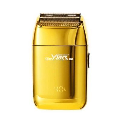 Електробритва-шейвер чоловічий VGR V-399 GOLD, Професійне гоління, Бритва тример JQ-265 для чоловіків