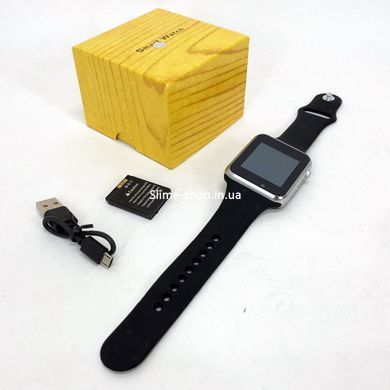 Смарт-часы Smart Watch A1 умные электронные со слотом под sim-карту + карту памяти micro-sd. PQ-111 Цвет: серебряный