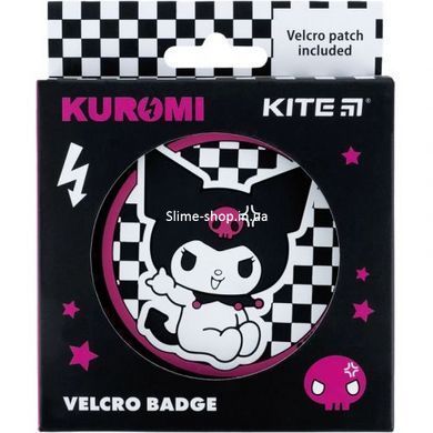 Бейдж на липучке "Sanrio. Куроми", 7,5 см