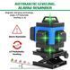 Рівень лазерний лінійний нівелір акумуляторний Laser 4D, 16 ліній, робоча відстань 30м, CA-261 у валізі