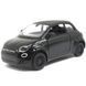 Машинка металева "Fiat 500E", чорний