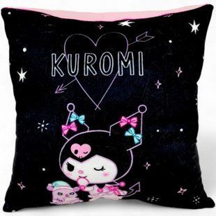 Подушка с принтом аниме "Sanrio - Куроми (Kuromi)", 30 см
