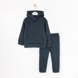 Детский теплый костюм на флисе худые и брюки Navy