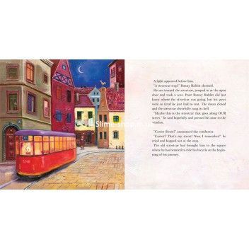 Мед для мамы, большой город, маленький зайчик (англ) (на украинском языке)