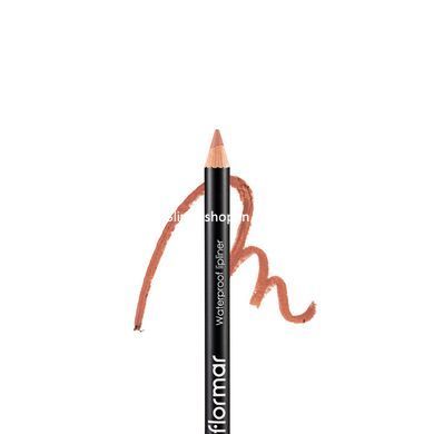 Карандаш для губ Flormar Waterpoof Lipliner водостойкий № 201 Natural Nude Нюдовый