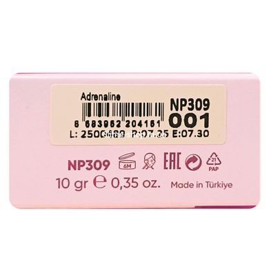 Румяна кремовые Neverti Creamy Dimension NP309, 10 г, 001 Adrenaline Персиковые