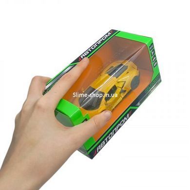 МАШИНА АВТОПРОМ Lamborghini Revuelto (ЖОВТА) 16*8*8 см.