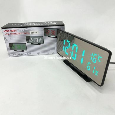 Годинник з дисплеєм температури та вологості повітря VST-888Y, Годинник електронний з MD-512 підсвічуванням дисплея