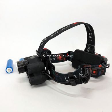Led фонарь налобный аккумуляторный 1000лм Bailong BL-T78, Налобный фонарь KQ-554 с линзой