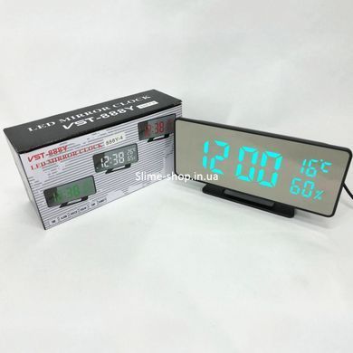 Годинник з дисплеєм температури та вологості повітря VST-888Y, Годинник електронний з MD-512 підсвічуванням дисплея