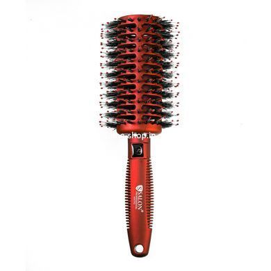 Щітка-брашинг для волосся кругла продувная Salon Professional 9575 G Синя