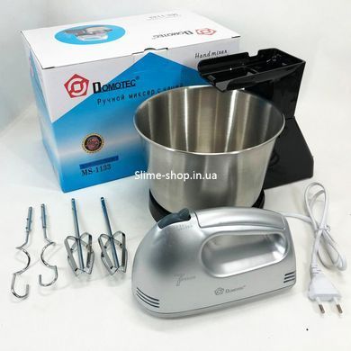 Стационарный миксер-измельчитель Domotec MS-1133 200 Вт, Миксеры с чашей, Миксер с HJ-420 режимами скорости