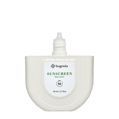 Сонцезахисний крем для обличчя з SPF50+ Bogenia Sunscreeen Face Cream, 50 мл