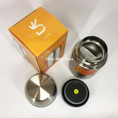 Контейнер для гарячих продуктів Well Done WD-7115S 0.5 л, Термос для їжі на IT-252 2 відділення