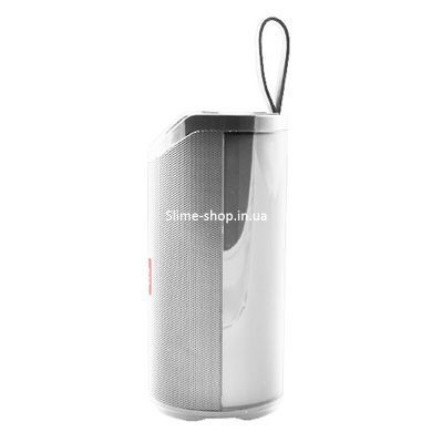 Портативная Bluetooth колонка TG-169 с разноцветной подсветкой FM-радио 5Wx2. UA-834 Цвет: серый