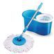 Універсальна швабра з віджимом-центрифугою та відром Easy Mop Кругла Швабра. MO-557 Колір: синій