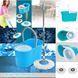 Універсальна швабра з віджимом-центрифугою та відром Easy Mop Кругла Швабра. MO-557 Колір: синій