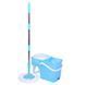 Універсальна швабра з віджимом-центрифугою та відром Easy Mop Кругла Швабра. MO-557 Колір: синій