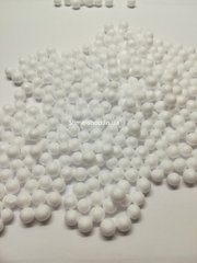 Пінопластові кульки для слайма великі білі, 7-9 мм