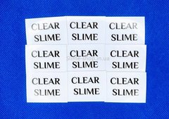 Наклейка «Clear Slime» для слайма