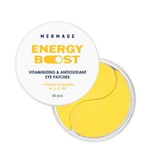 Патчи для кожи вокруг глаз витаминизированные Mermade Energy Boost Vitamin complex A, E, C, B5 60 шт