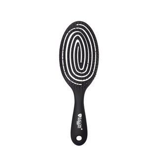 Щітка для волосся масажна продувна скелетна Salon Professional 18200P SL, чорна