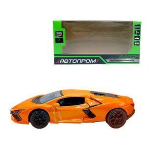 МАШИНА АВТОПРОМ Lamborghini Revuelto (Оранжевая) 16*8*8 см.