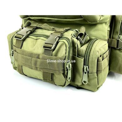 Сумка - підсумк тактична поясна Tactical військова, сумка нагрудна з ременем 5 літрів EV-103 кордура хакі