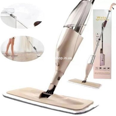 Швабра с распылителем Water Spray Mop, Швабра спрей с распылителем и емкостью для воды. ED-575 Цвет: бежевый
