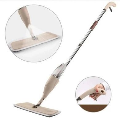 Швабра с распылителем Water Spray Mop, Швабра спрей с распылителем и емкостью для воды. ED-575 Цвет: бежевый