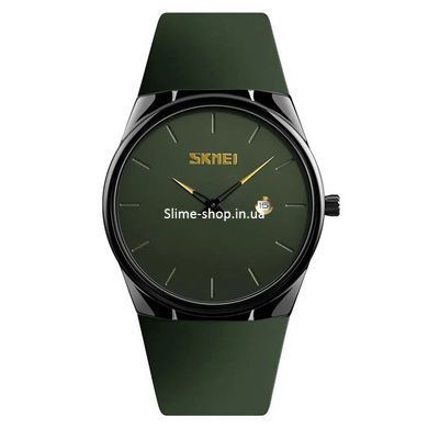 Красивые мужские часы SKMEI 1509AG, Модные мужские часы круглые, Классические часы на руку KL-353 для мужчин