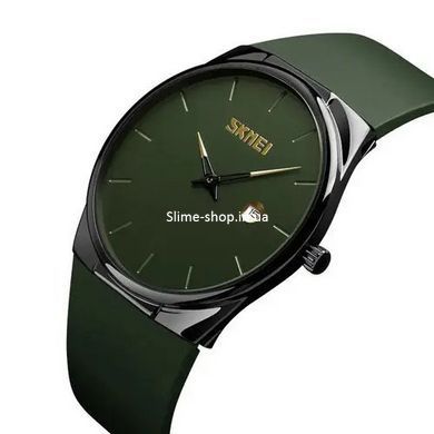 Красивые мужские часы SKMEI 1509AG, Модные мужские часы круглые, Классические часы на руку KL-353 для мужчин