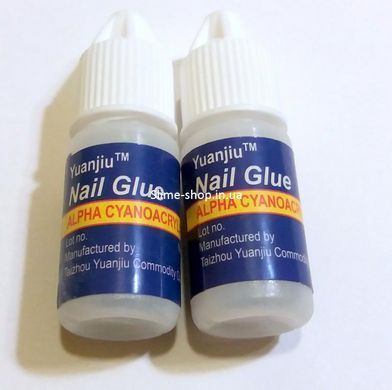 Клей для нігтів тіпс страз Nail Glue упаковка 5 шт 3 гр