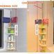 Кутова полиця у ванну Multi Corner Shelf AD 9866 з металу та пластику 2.6 метра, 4 QV-303 полиці, регульована